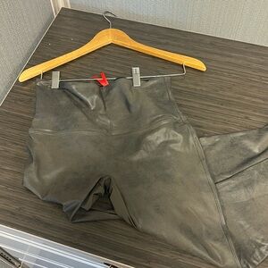 Spanx faux leather gray